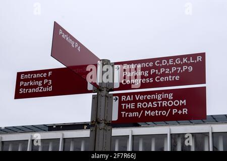 Direction au complexe Rai à Amsterdam, pays-Bas 19-3-2020 Banque D'Images