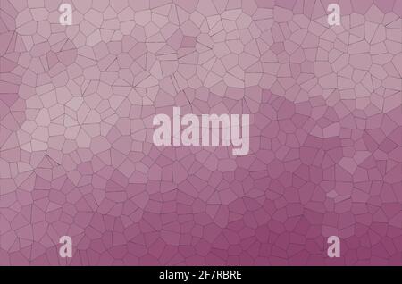 Illustration d'arrière-plan avec un motif en mosaïque rose Banque D'Images