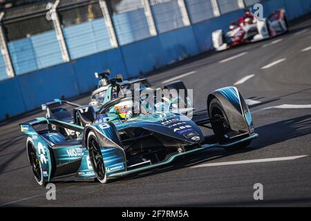 08 Turvey Oliver (gbr), Nio 333 FE Team, Nio 333 FE 001, action pendant l'ePrix de Rome 2021, 3e tour du Championnat du monde de Formule E 2020-21, sur le Circuito Cittadino dell'EUR du 9 au 11 avril, à Rome, Italie - photo François Flamand / DPPI / LiveMedia Banque D'Images