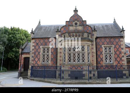 Ancien bâtiment de la banque d'épargne Welsh Row à Nantwich Banque D'Images