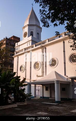 Kolkata, Bengale-Occidental, Inde - janvier 2018 : l'ancienne église arménienne Sainte de Nazareth dans la région de Barabazar dans la ville de Kolkata. Banque D'Images