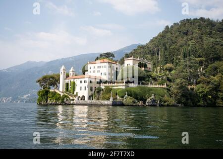Villa del Balbianello, Lac de Côme, Italie. Comme vu dans Star Wars: Épisode II attaque des clones et Casino Royale Banque D'Images