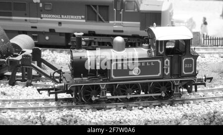 'Bluebell' une locomotive de classe P à l'échelle OO. Banque D'Images