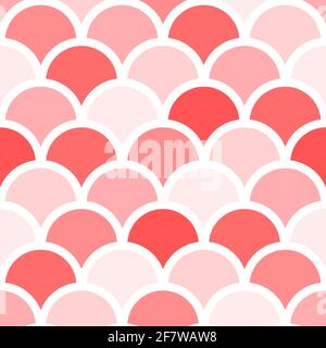 Motif de balance de poissons sans couture vectoriel. Magnifique décoration orientale. Design pour tissu, textile, papier peint, emballage Banque D'Images