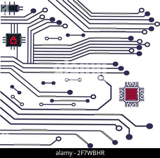 Illustration d'un résumé de carte à puce 5G, illustration vectorielle. Illustration de Vecteur