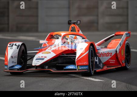 04/10/2021, Rome, Circuito di Roma, ABB Formula E WM Rome: Training, # 94 Alex Lynn (GBR), Team Mahindra Racing (Suisse/Croatie OUT) Banque D'Images