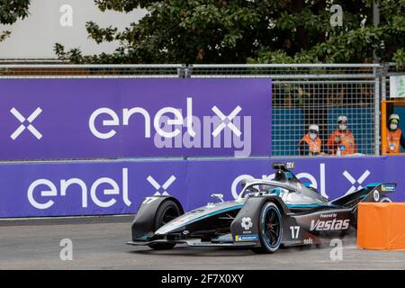 04/10/2021, Rome, Circuito di Roma, ABB Formula E WM Rome: Training, # 17 Nyck de Vries (NED), Team Mercedes-EQ (Suisse/Croatie OUT) Banque D'Images