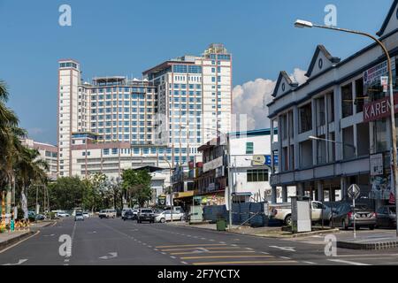 Centre commercial Bintang Megamall, Miri, Malaisie Banque D'Images