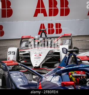 Lors de l'ePrix de Rome 2021, 3e tour du Championnat du monde de Formule E 2020-21, sur le circuit Cittadino dell'EUR du 9 au 11 avril, à Rome, Italie - photo François Flamand / DPPI Banque D'Images