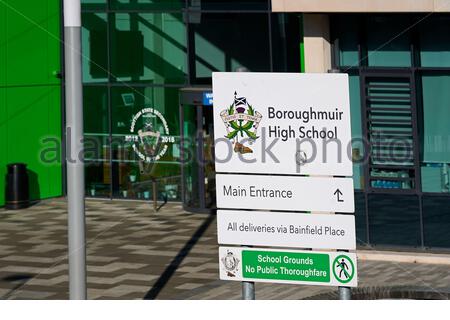 Nouveau Boroughmuir High School d'Édimbourg, Écosse, ouvert en 2018 Banque D'Images