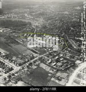 Vue aérienne du Prince Willem III-Barracks avec la transaction Vêtements et équipement Klu Banque D'Images