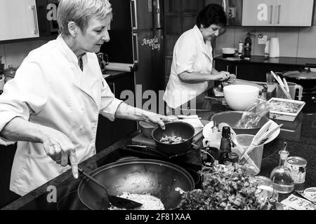 JOHANNESBURG, AFRIQUE DU SUD - 13 mars 2021: Johannesburg, Afrique du Sud - 16 2013 mars: Nestle Low Salt Cooking Class Banque D'Images