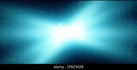 Fond de la technologie de Microchip Blue Light, conception numérique et de sécurité haute technologie, espace libre pour le texte en place, illustration vectorielle. Illustration de Vecteur