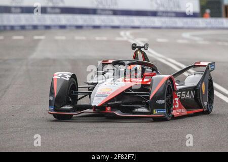 04/11/2021, Rome, Circuito di Roma, ABB Formula E WM Rome: Training, # 23 Sébastien Buemi (SUI), Team Nissan e.dams (Suisse/Croatie OUT) Banque D'Images