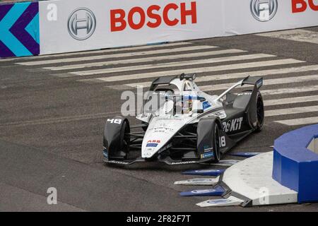 04/11/2021, Rome, Circuito di Roma, ABB Formula E WM Rome: Training, # 48 Edoardo Mortara (SUI), Team ROKiT Venturi Racing (Suisse/Croatie OUT) Banque D'Images