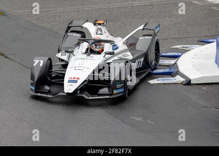 Rome, Italie. 11 avril 2021. 04/11/2021, Rome, Circuito di Roma, ABB Formula E WM Rome: Super Pole, # 71 Norman OTAN (FRA), Team ROKiT Venturi Racing a pris la deuxième place sur la grille dans leur Mercedes-EQ Silver Arrow 02 (Suisse/Croatie OUT) Credit: SPP Sport Press photo. /Alamy Live News Banque D'Images