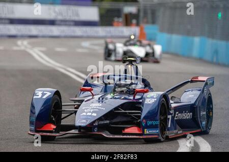 Rome, Italie. 11 avril 2021. 04/11/2021, Rome, Circuito di Roma, ABB Formule E WM Rome: Pratique, plus rapide en pratique # 37 Nick Cassidy (AUS), Team Envision Virgin Racing (Suisse/Croatie OUT) Credit: SPP Sport Press photo. /Alamy Live News Banque D'Images