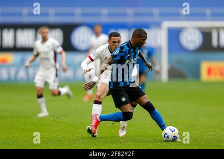 Ashley Young (FC Internazionale) pendant Inter - FC Internazionale vs Cagliari Calcio, football italien série A match à Milan, Italie, avril 11 2021 Banque D'Images