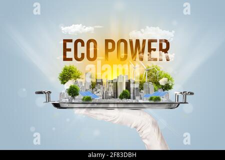 Concept éco-urbain pour serveur