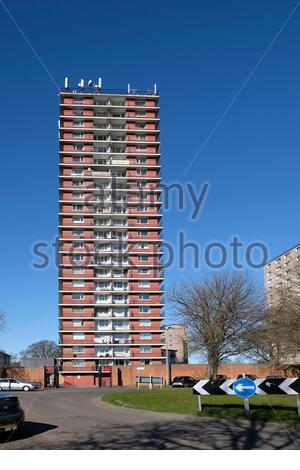 Martello court, Muirhouse et Pennywell Tower Blocks, Édimbourg, Écosse Banque D'Images