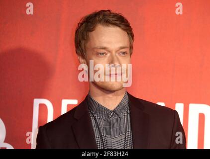 LONDRES, ROYAUME-UNI - 05 octobre 2019 : Alfie Allen participe à la première européenne « JoJO Rabbit » à l'Odeon Luxe Leicester Square le 05 octobre 2019 Banque D'Images