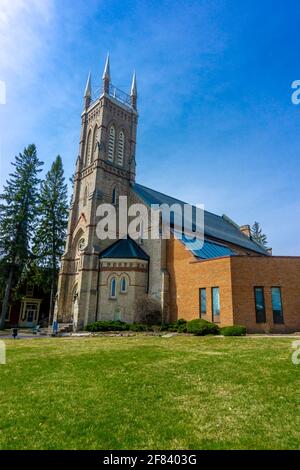 Église presbytérienne de Richmond Hill, Ontario, Canada - construite en 1880. Banque D'Images