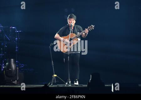 Taipei. 10 avril 2021. Emil Chau a tenu le concert de tournée mondiale à l'aréna de Taipei, Taiwan, Chine, le 10 avril 2021.(photo de TPG) crédit : TopPhoto/Alamy Live News Banque D'Images