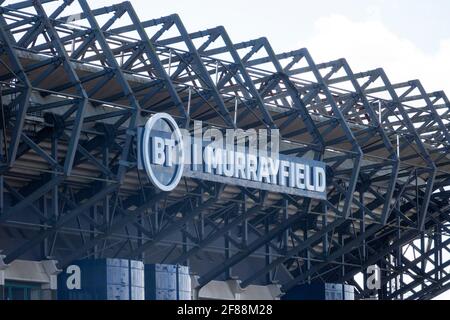 Stade de l'équipe de rugby écossaise, BT Murrayfield Banque D'Images