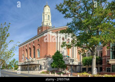 Le centre Bushnell pour les arts de la scène, alias Bushnell Theatre, 166 Capitol Avenue à Trinity Street, Hartford CT Banque D'Images