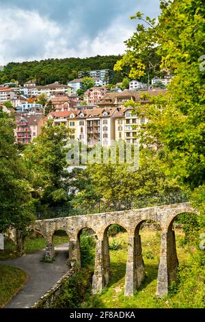 Fortifications de Neuchâtel en Suisse Banque D'Images