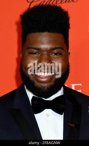 Khalid Johnson arrive au Gala 2019 FOIS 100, qui s'est tenu au Jazz au Lincoln Center à New York le mardi 23 avril 2019. Photo de Jennifer Graylock-Graylock.com 917-519-7666, New York, New York - -EN PHOTO : Khalid Johnson Jennifer Graylock-Graylock.com -GRA 6805 Jennifer Graylock-Graylock.com Banque D'Images