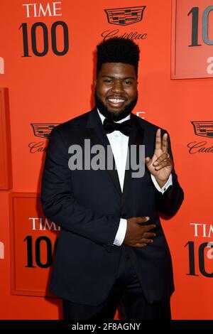 Khalid Johnson arrive au Gala 2019 FOIS 100, qui s'est tenu au Jazz au Lincoln Center à New York le mardi 23 avril 2019. Photo de Jennifer Graylock-Graylock.com 917-519-7666, New York, New York - -EN PHOTO : Khalid Johnson Jennifer Graylock-Graylock.com -GRA 6809 Jennifer Graylock-Graylock.com Banque D'Images