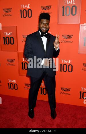 Khalid Johnson arrive au Gala 2019 FOIS 100, qui s'est tenu au Jazz au Lincoln Center à New York le mardi 23 avril 2019. Photo de Jennifer Graylock-Graylock.com 917-519-7666, New York, New York - -EN PHOTO : Khalid Johnson Jennifer Graylock-Graylock.com -GRA 6813 Jennifer Graylock-Graylock.com Banque D'Images