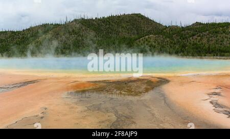 L'incroyable beauté naturelle du parc national de Yellowstone. Banque D'Images