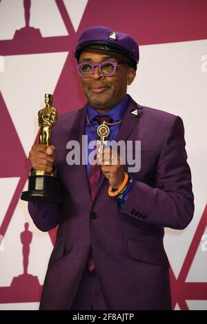 Dans la salle de presse lors de la 91e cérémonie annuelle des Oscars, organisée au Dolby Theatre à Hollywood, Californie, le dimanche 24 février 2019 photo par Jennifer Graylock-Graylock.com 917-519-7666 Banque D'Images