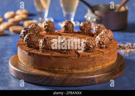 Tarte aux truffes au chocolat