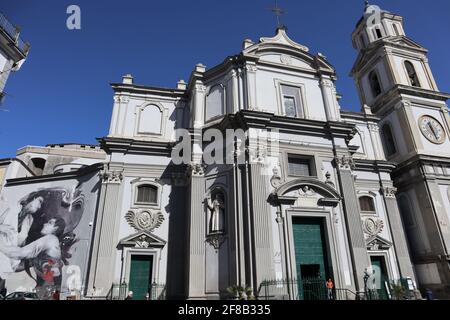 Napoli - Basilique de Santa Maria della Sanità Banque D'Images