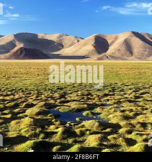 Les montagnes de Pamir au Tadjikistan. Paysage autour de l'autoroute M41 de Pamir. Banque D'Images