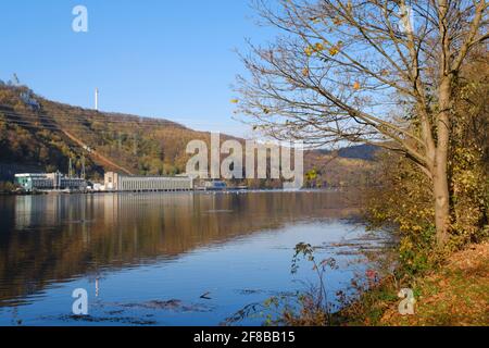 Centrale à pompage, Koepchenwerk au lac Hengstey, Herdecke, région de la Ruhr, Rhénanie-du-Nord-Westphalie, Allemagne, Europe Banque D'Images