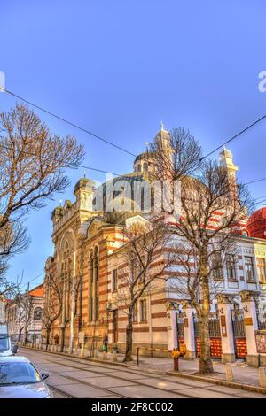 Synagogue de Sofia, Bulgarie Banque D'Images