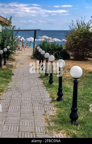 Golden Sands Resort, Mer Noire, Bulgarie, Banque D'Images