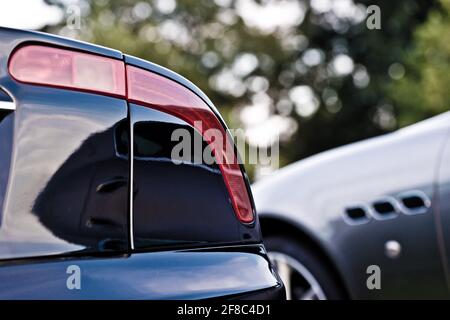 meggenhofen, autriche, 03 septembre 2016, rétroéclairages d'un coupé maserati Banque D'Images