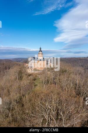 Burg Falkenstein im Harz Banque D'Images