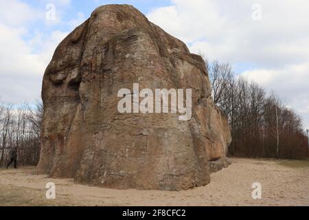 Vue sur le Monument pour un avenir oublié à Gelsenkirchen Banque D'Images