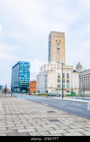 Bâtiment Georges Dock à Liverpool, Angleterre Banque D'Images