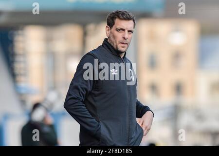 Huddersfield, Royaume-Uni. 23 mars 2021. Jonathan Woodgate directeur de l'AFC Bournemouth à Huddersfield, Royaume-Uni, le 3/23/2021. (Photo de Dean Williams/News Images/Sipa USA) crédit: SIPA USA/Alay Live News Banque D'Images