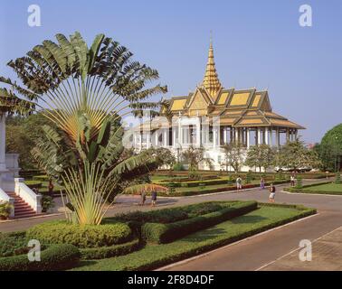 Pavillon Moonlight au Palais Royal du Cambodge, Phnom Penh, Royaume du Cambodge Banque D'Images