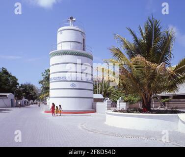 Le Minaret, Malé, atoll du Nord de Malé, République des Maldives Banque D'Images