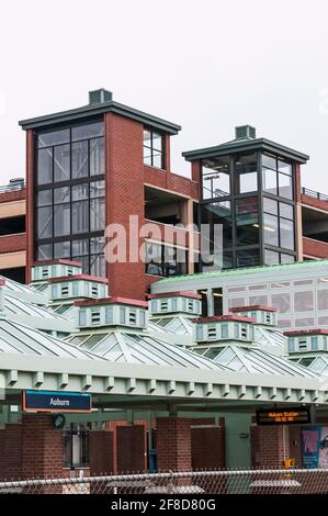 Auburn Transit Station (gare) à Auburn, Washington Banque D'Images