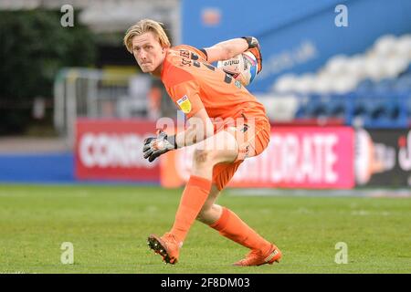 Huddersfield, Royaume-Uni. 23 mars 2021. Ryan Schofield (31) de la ville de Huddersfield à Huddersfield, Royaume-Uni, le 3/23/2021. (Photo de Dean Williams/News Images/Sipa USA) crédit: SIPA USA/Alay Live News Banque D'Images